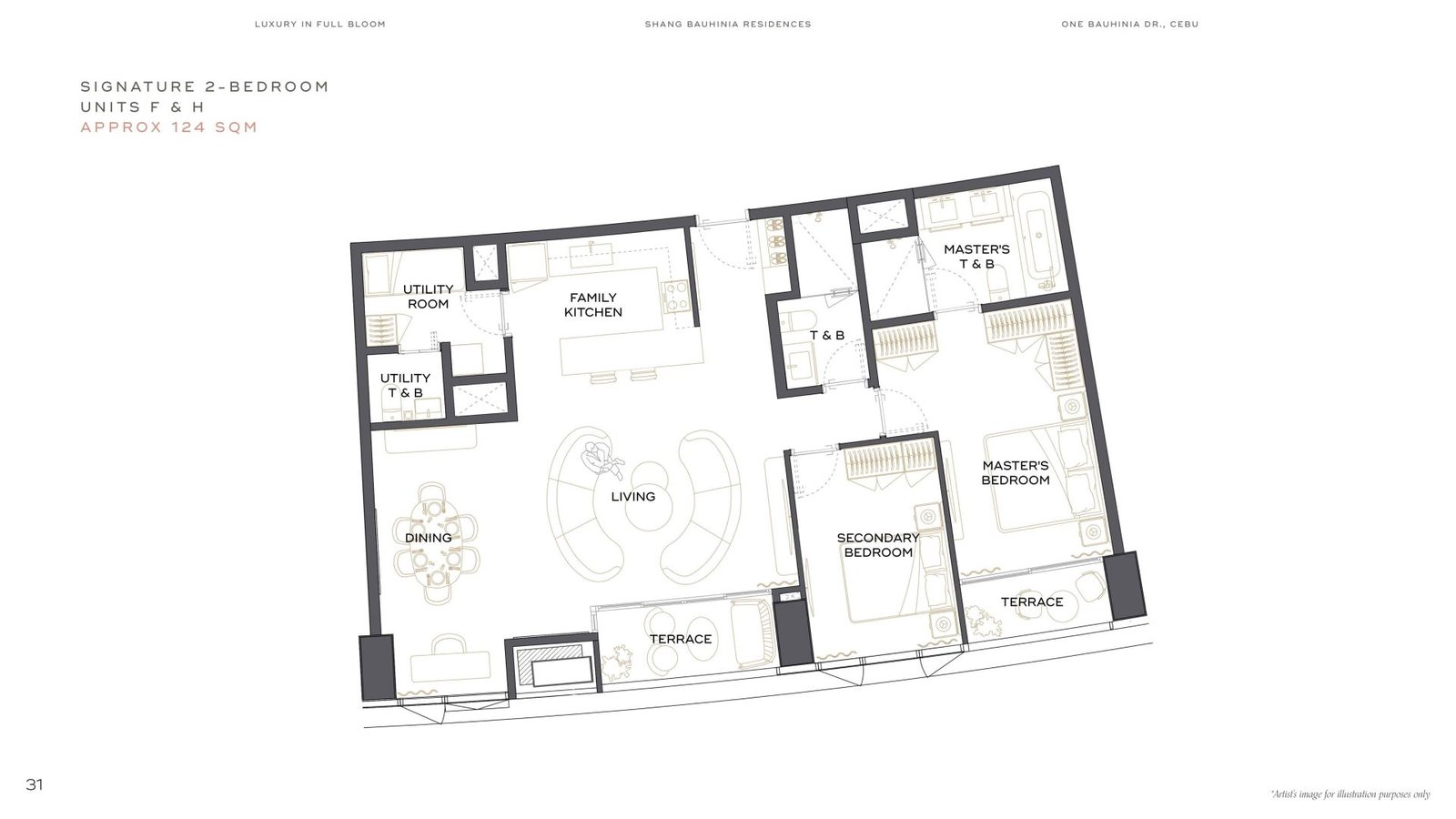 SBR Signature - 2Bedroom 124 sqm